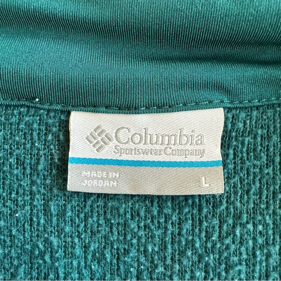 Columbia green spacedye half zip - Picture 2 of 5
